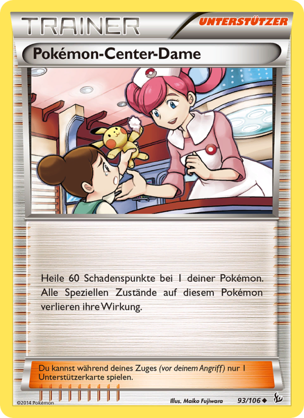 Pokémon-Center-Dame from Flammenmeer