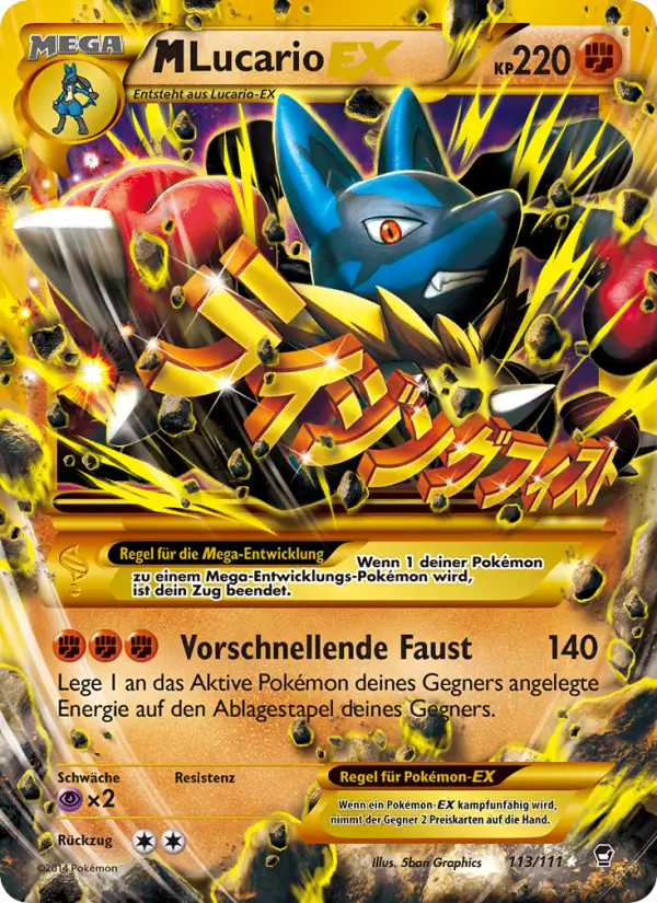 M Lucario EX card image