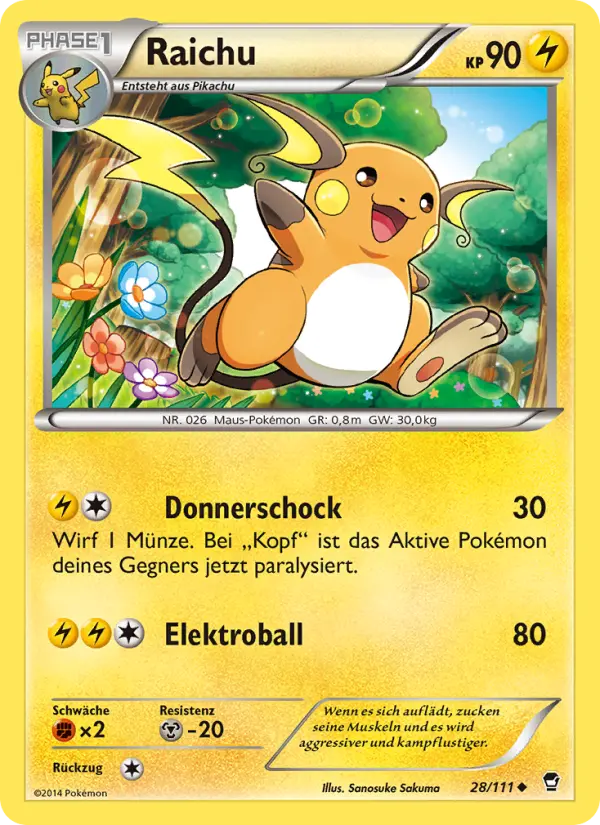 Raichu card image