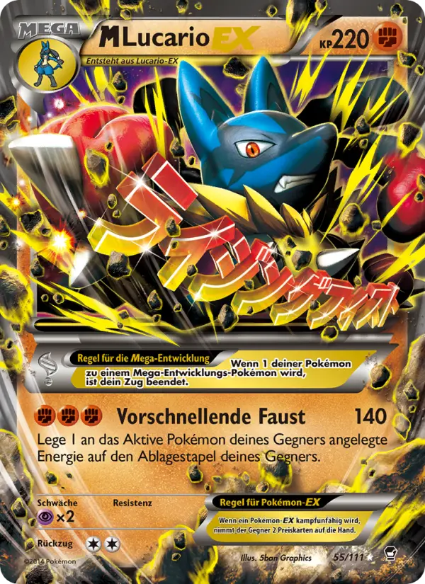 M Lucario EX card image