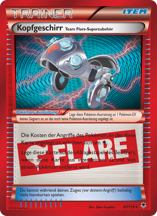 Kopfgeschirr Team Flare-Superzubehör
