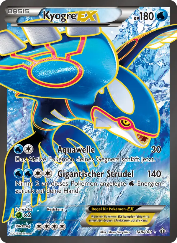 Kyogre EX card image