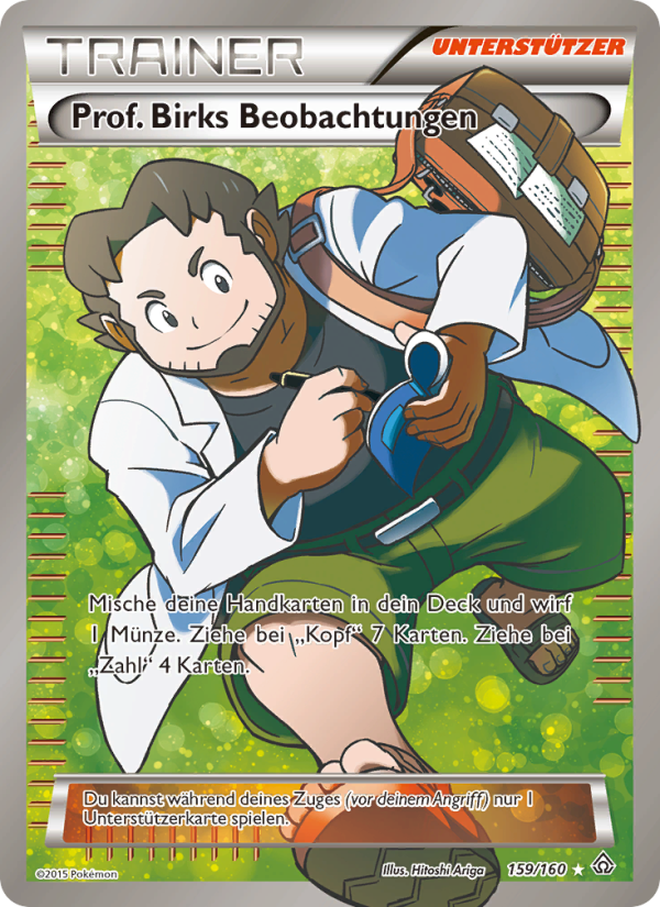 Prof. Birks Beobachtungen