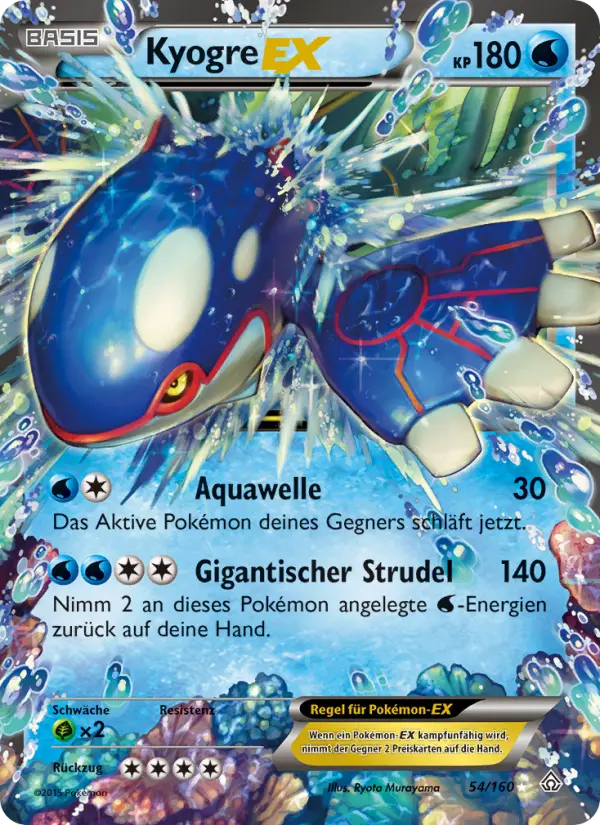 Kyogre EX card image