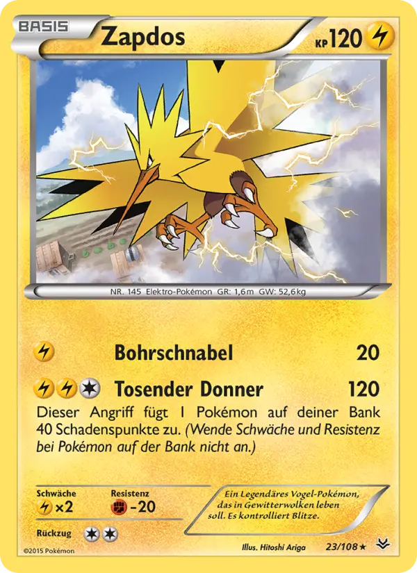 Zapdos card image