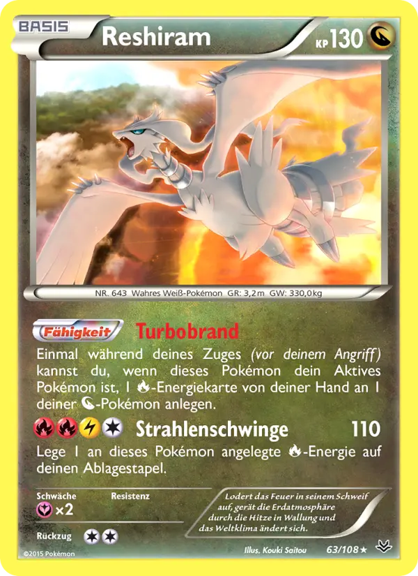 Reshiram card image