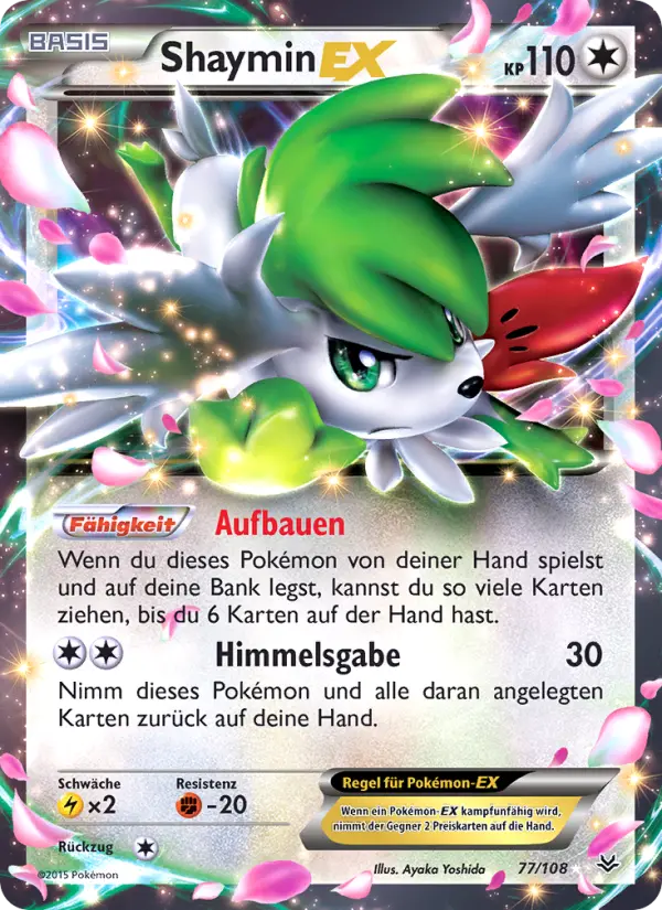 Shaymin EX card image
