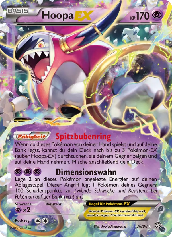 Hoopa EX card image