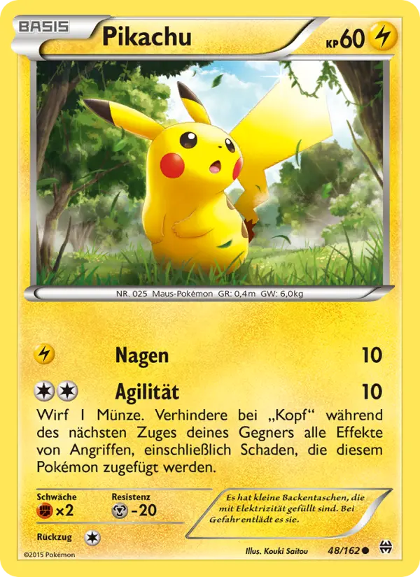 Pikachu card image