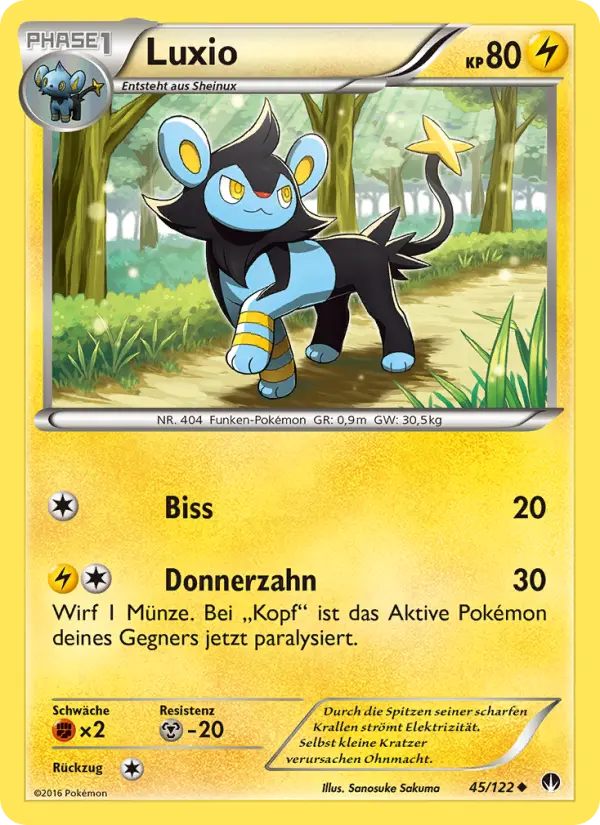 Luxio card image