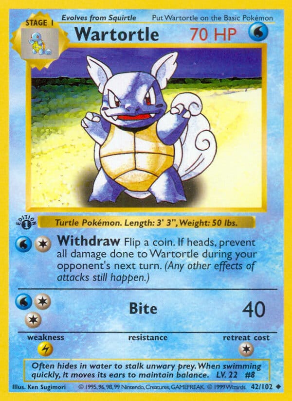 Wartortle 042/102