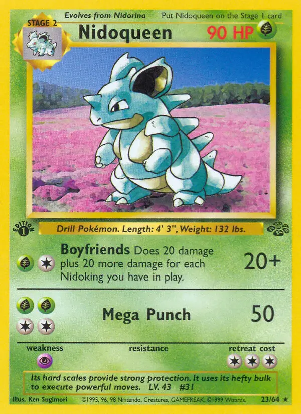 Nidoqueen - Pokémon #31 - Pokestats.gg