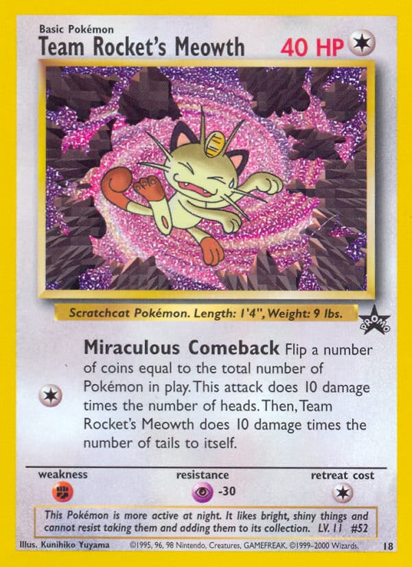 Team Rocket's Meowth 018/053