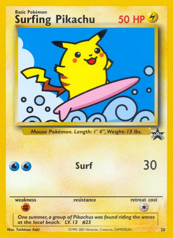 Surfing Pikachu 028/053