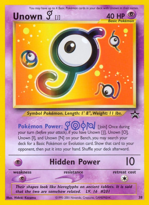 Unown [J] 038/053