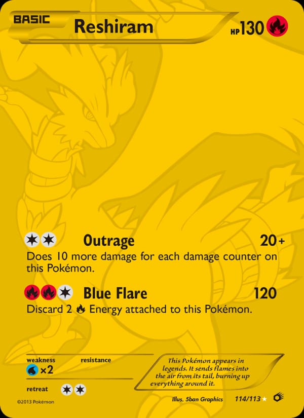 Reshiram 114/113