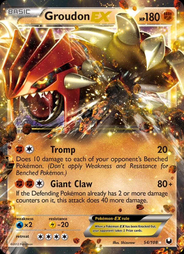 Groudon-EX 054/108