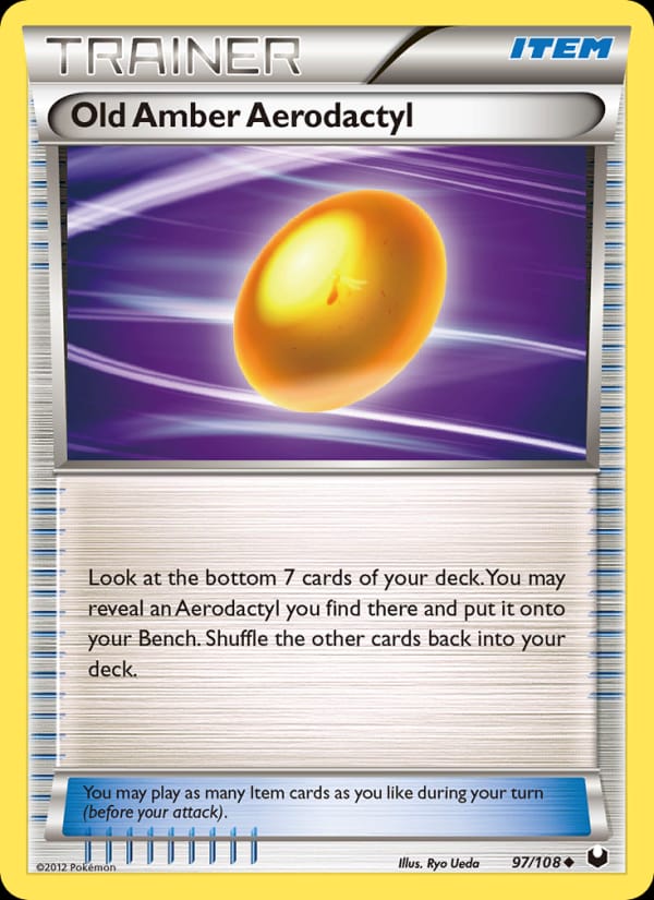 Old Amber Aerodactyl 097/108