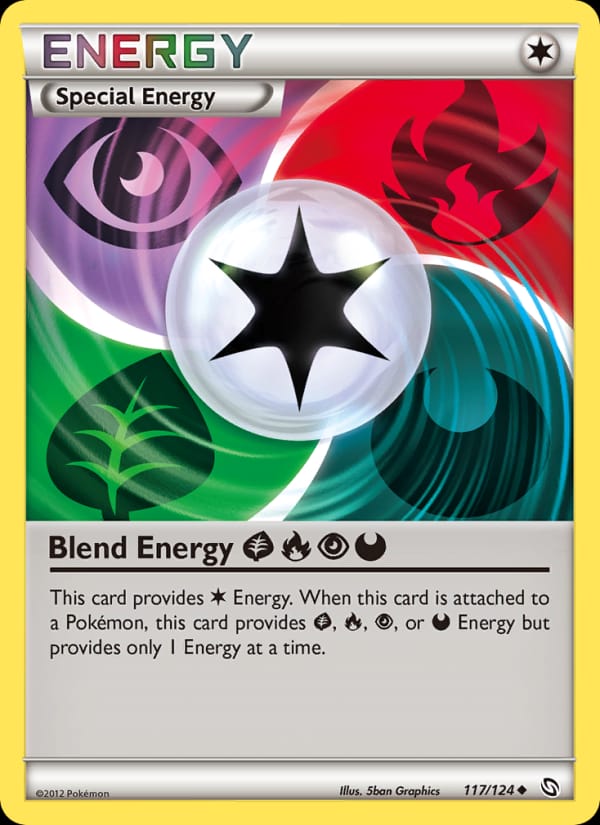 Blend Energy Grass Fire Psychic Darkness 117/124