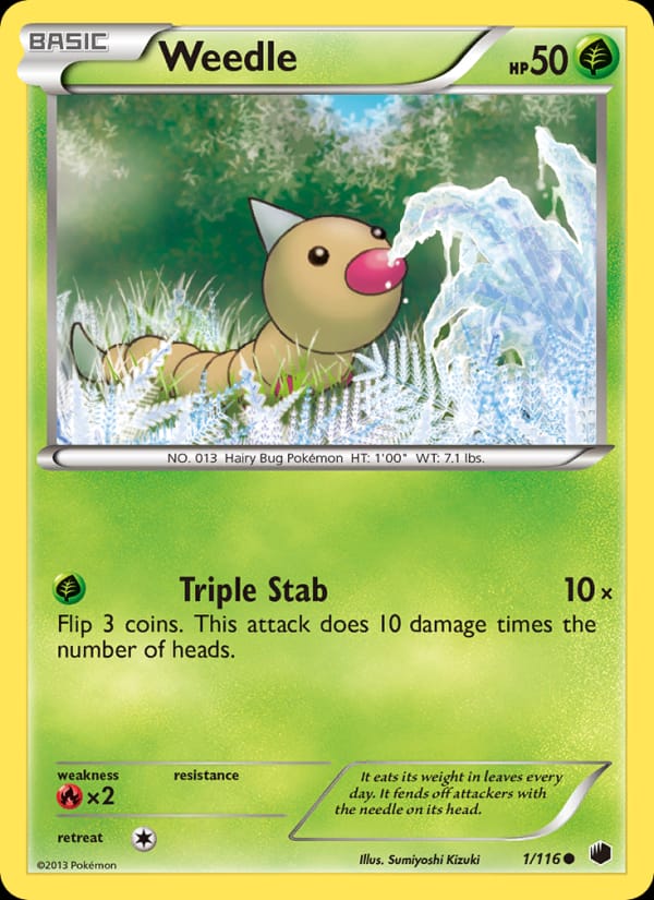 Weedle 001/116