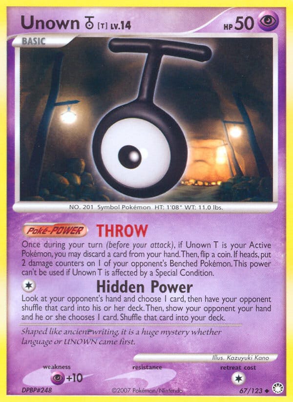 Unown T 067/123