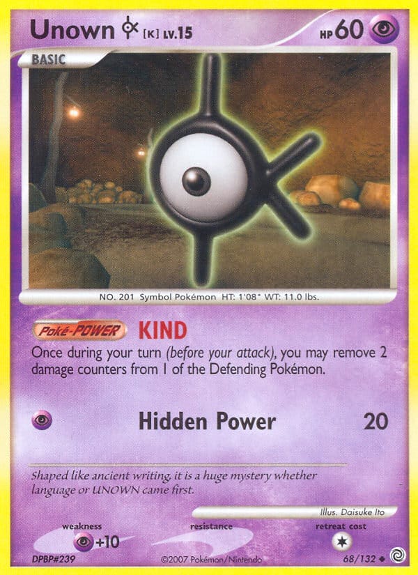 Unown K 068/132