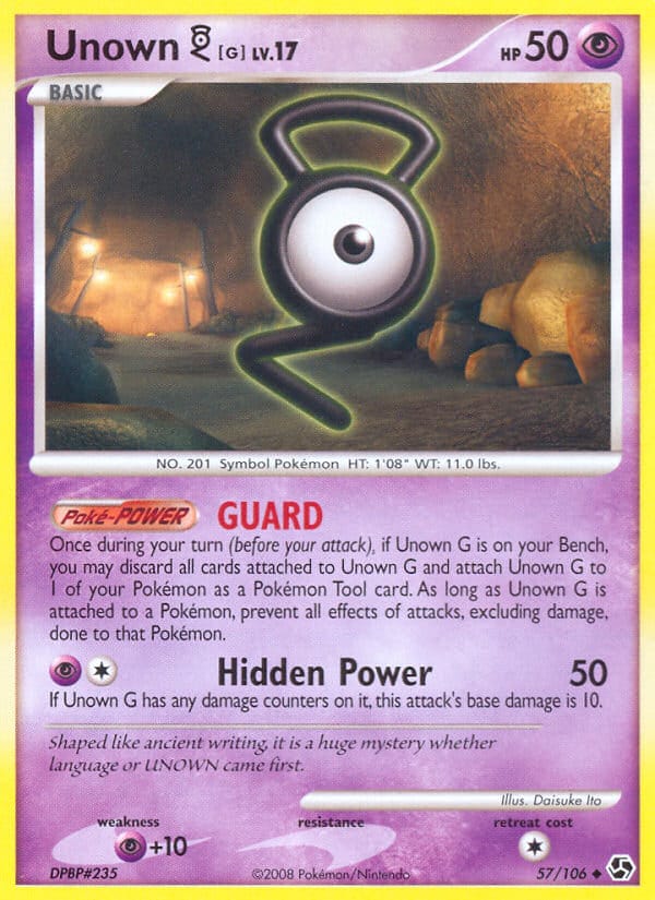 Unown G 057/106