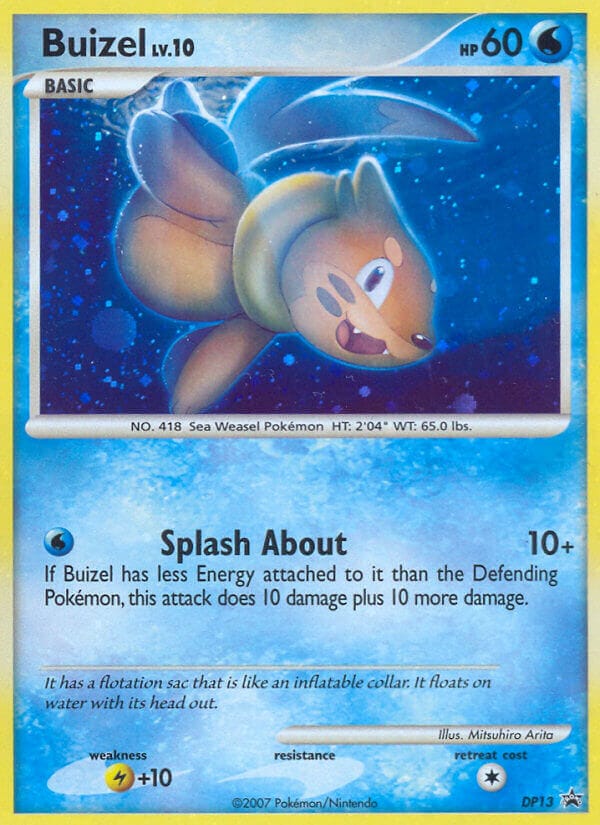 Buizel #DP13, DP Black Star Promos