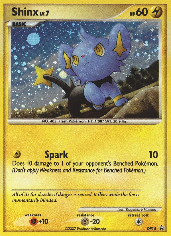Shinx #DP15, DP Black Star Promos
