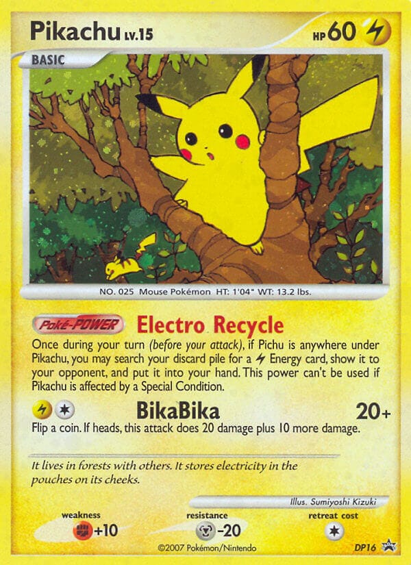 Pikachu #DP16, DP Black Star Promos