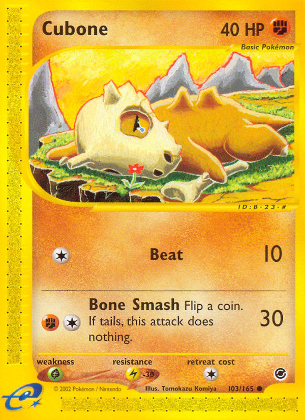 Cubone Reverse Holo PSA 9