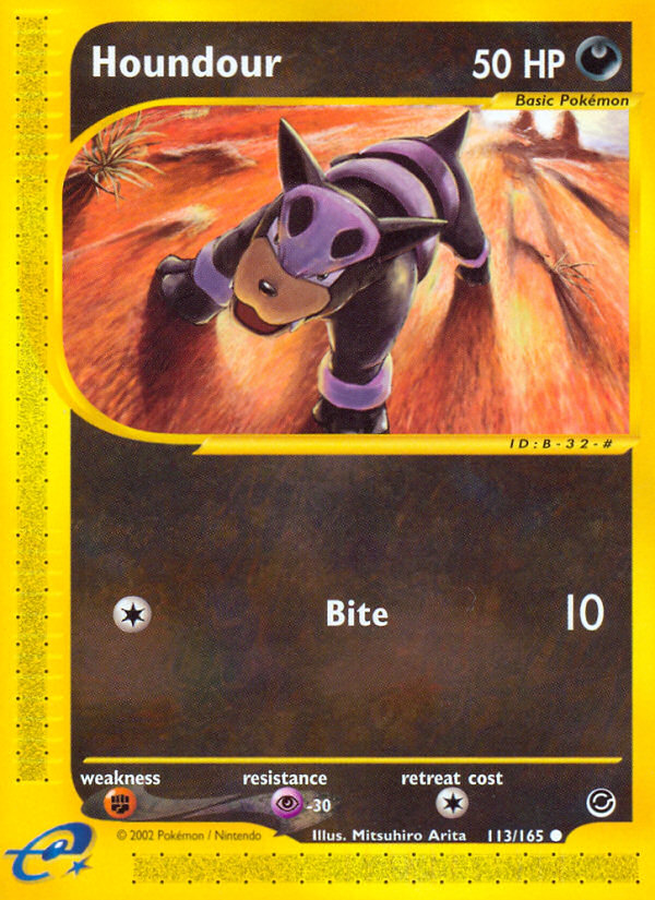 Houndour card photo