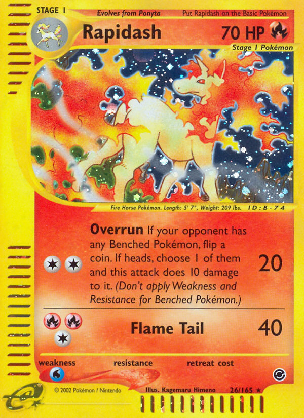 Rapidash card photo