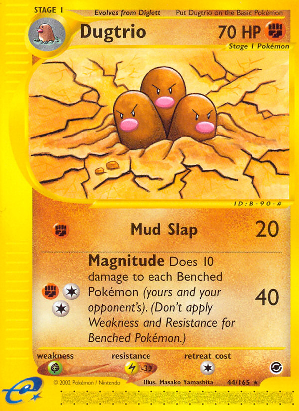 Dugtrio card photo