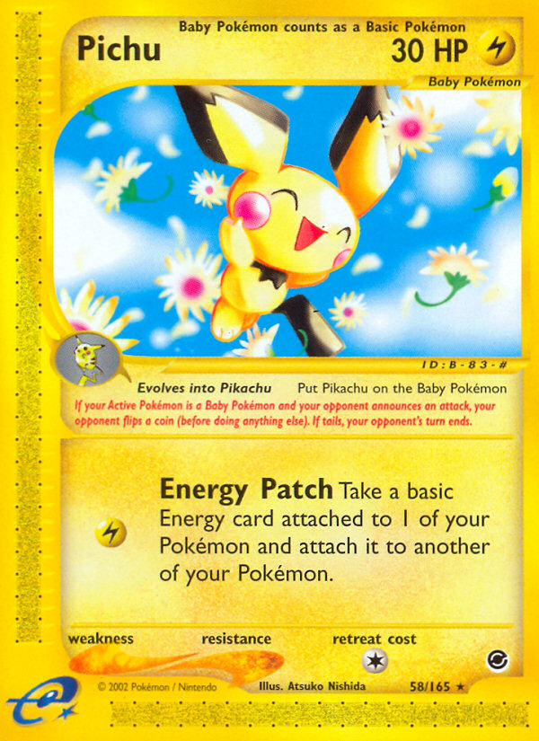 Pichu card photo