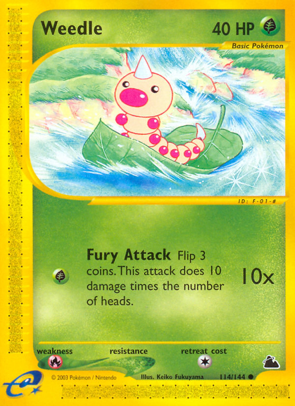 Weedle card photo