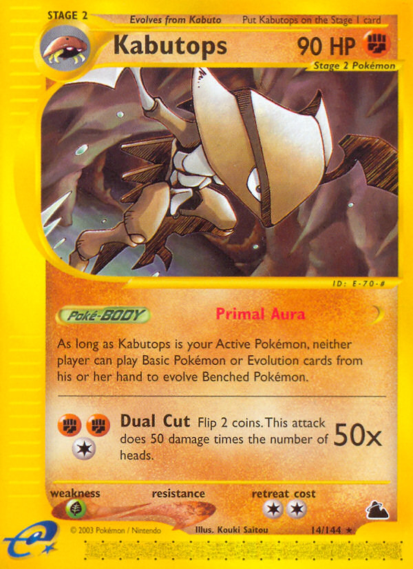 Kabutops Reverse Holo PSA 10