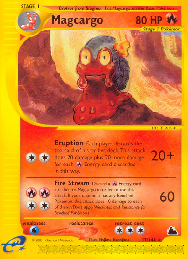 Magcargo card photo