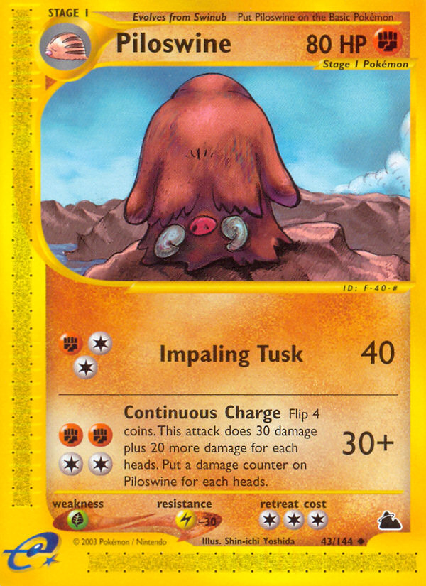 Piloswine card photo