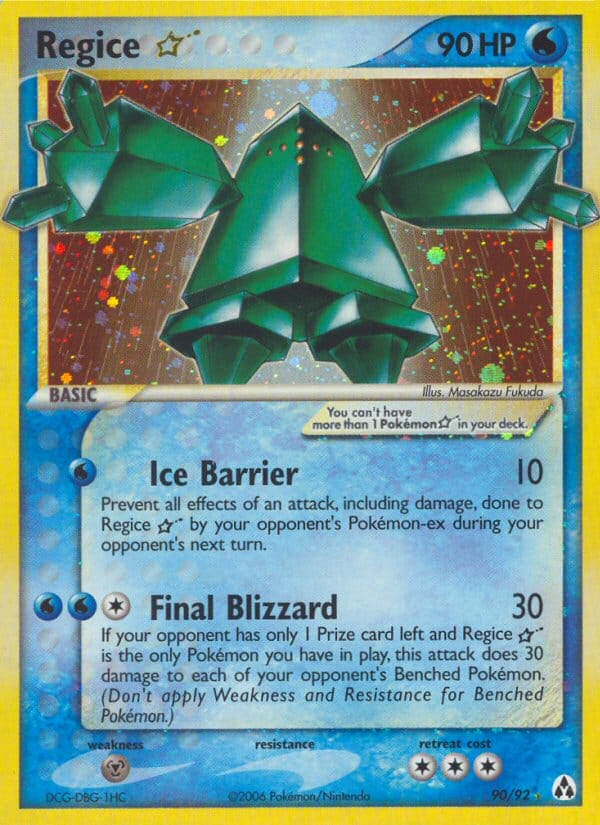 Regice Star 090/092