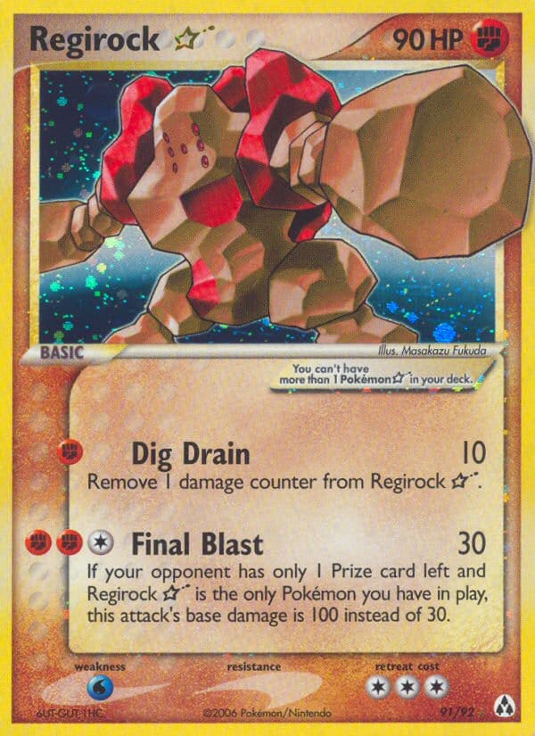 Regirock Star 091/092