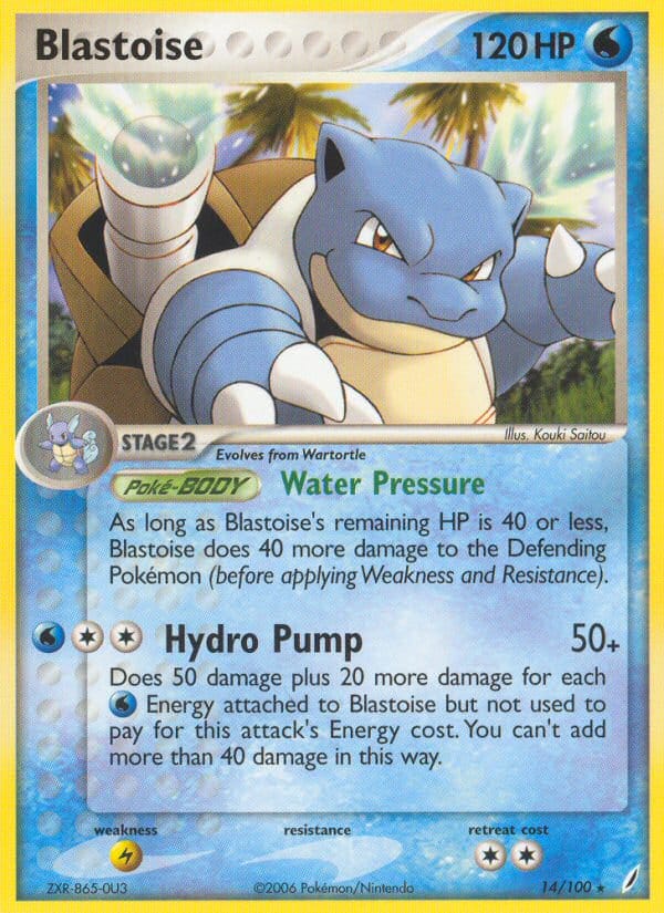 Blastoise 014/100