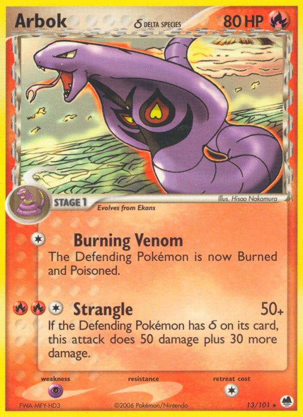 Arbok δ 013/101