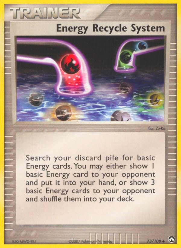 Energy Recycle System 073/108