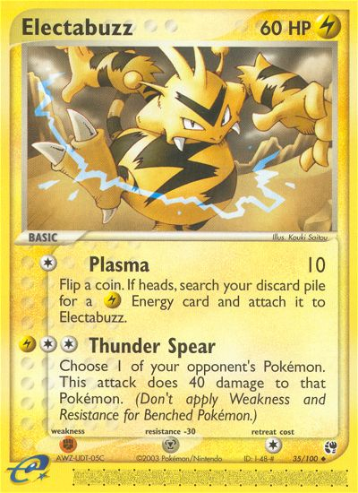 Electabuzz card photo