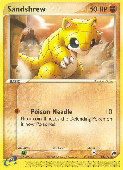 Sandshrew card photo