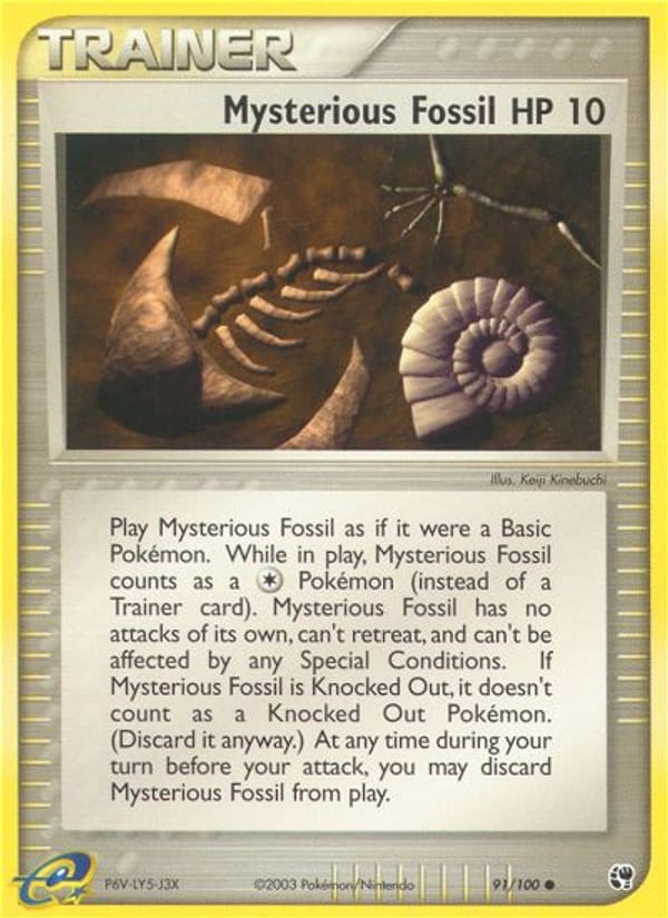 Mysterious Fossil 091/100