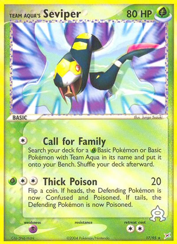 Team Aqua's Seviper 017/095