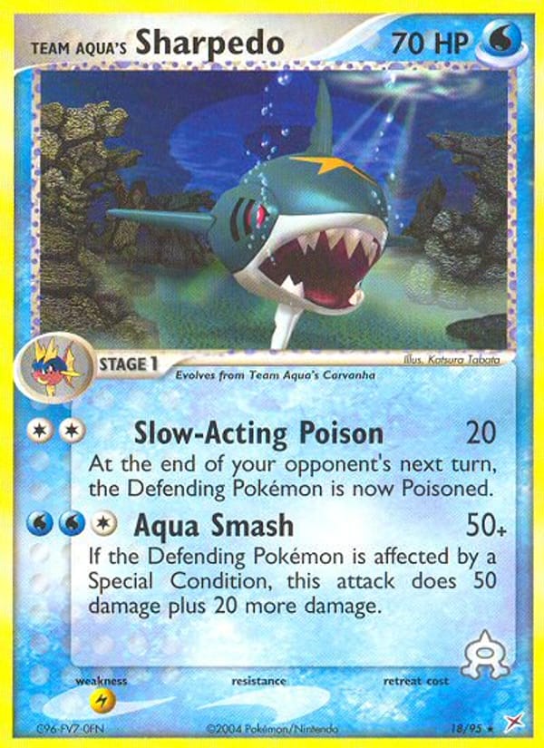 Team Aqua's Sharpedo 018/095