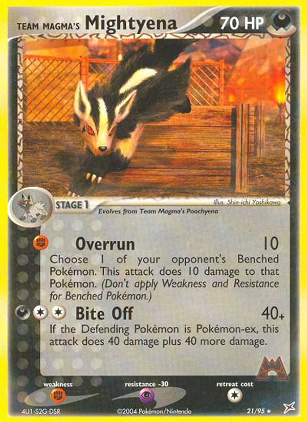 Team Magma's Mightyena 021/095